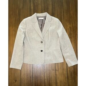 Kasper Women's Gray Tweed Blazer Jacket Suit Separate Size 16